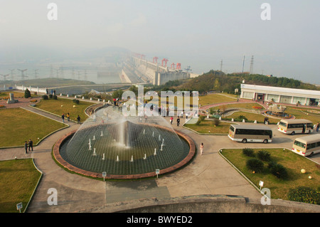 Drei-Schluchten-Staudamm, Yichang, Provinz Hubei, China Stockfoto