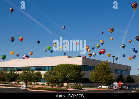 Heißluft Ballons in Albuquerque, New Mexico Festival USA, Vereinigte Staaten Stockfoto