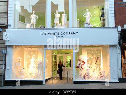 The White Company speichern in Nottingham, England, Vereinigtes Königreich Stockfoto