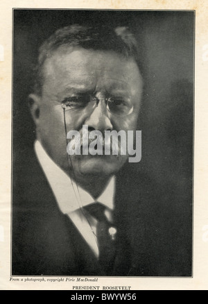 Theodore Roosevelt, US-Präsident Stockfoto
