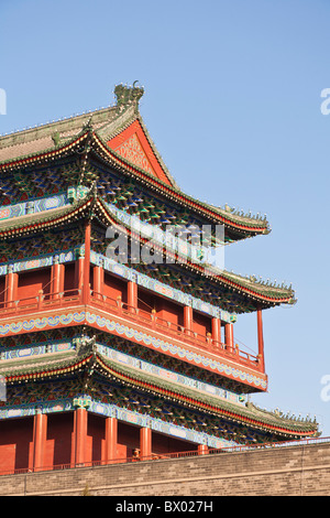 Zhengyangmen Tor, Platz des himmlischen Friedens, Peking, China Stockfoto