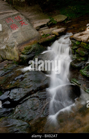Dreistufen-Frühling, Mt. Lushan globalen Geopark, Jiujiang, Provinz Jiangxi, China Stockfoto