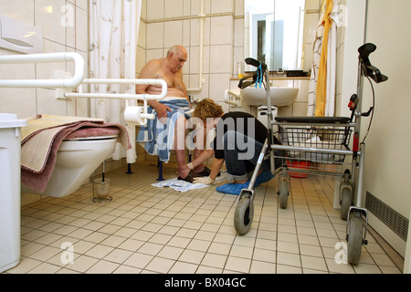 Patientenversorgung in der Nachbarschaft Zentrum Schoeneberg, Berlin, Deutschland Stockfoto