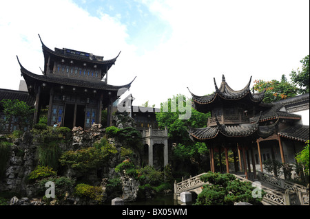 Jiangnan Stil Garten im ehemaligen Wohnsitz von Hu Xueyan, Jixi, Xuancheng, Provinz Anhui, China Stockfoto