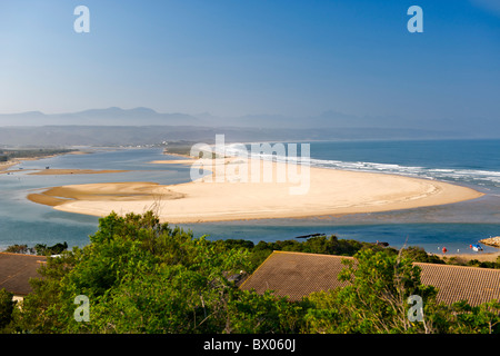 Suche Strand in Plettenberg Bay an der Garden Route in Südafrika. Stockfoto