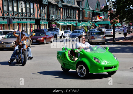 Scoot Coupe, gebaut in den USA von Panther Motors Inc. - Newport, Rhode Island, USA Stockfoto