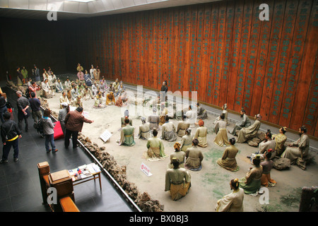 Konfuzius sechs klassische Kunst Halle, Qufu, Provinz Shandong, China Stockfoto