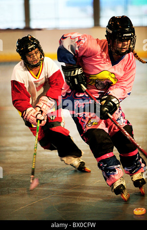 Eishockey, Hong Kong, China Stockfoto