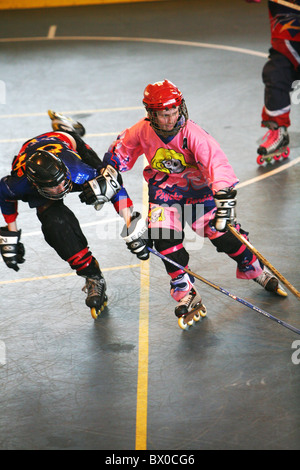 Eishockey, Hong Kong, China Stockfoto