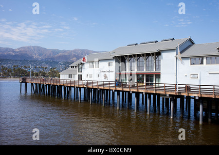 Das Ty Warner Sea Center Museum befindet sich im Santa Barbara historischen Stearns Wharf in Kalifornien, USA Stockfoto