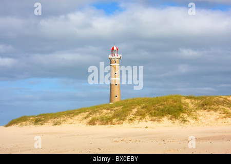 Der berühmte Leuchtturm in Jose Ignacio, Uruguay, Südamerika. Stockfoto