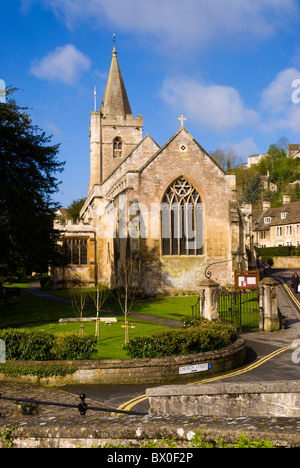 Kirche der Heiligen Dreifaltigkeit Bradford on Avon Wiltshire Stockfoto
