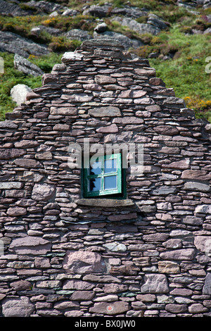 Irische Hungersnot Dorf, Dungeagan, Ballinskelligs County Kerry Irland Stockfoto