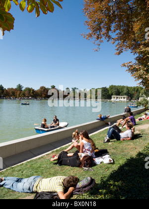 Parque de el Ritero, Madrid, Spanien Stockfoto