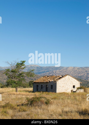 Altbau am Camino de Santiago, Spanien Stockfoto