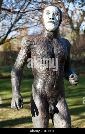 Elizabeth Frink am Yorkshire Sculpture Park. Stockfoto