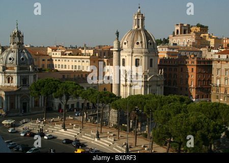 Piazza Venezia in Rom Stockfoto