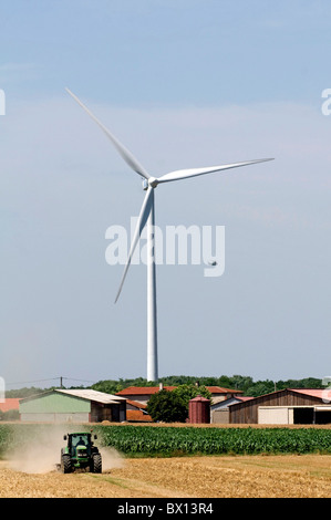 Dürre im Département Drôme (2010) Stockfoto