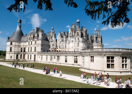 Chambord (41): das Schloss (Burg) Stockfoto