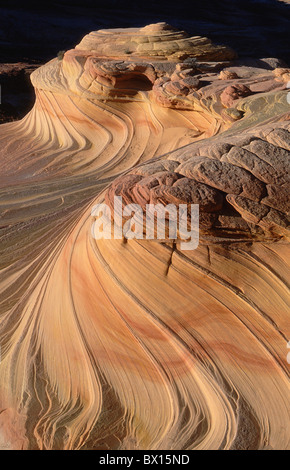 Arizona Rock Cliff Wüste Eddy Erosion hohen Navaho Sandstein Northern Coyote Buttes Paria Canyon Vermillio Stockfoto