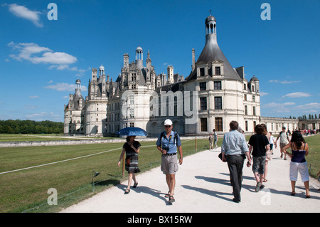 Chambord (41): das Schloss (Burg) Stockfoto