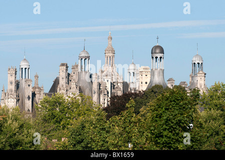 Chambord (41): das Schloss (Burg) Stockfoto