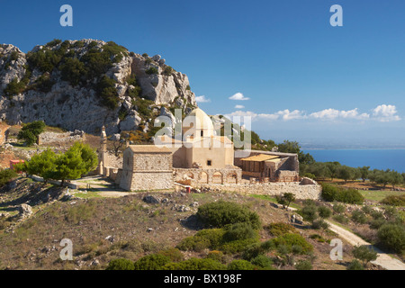 Griechenland - Insel Zakynthos, Ionische Meer, byzantinische Kirche bei Skopos Stockfoto