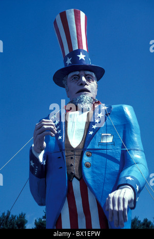 New York Uncle Sam Upstate USA Amerika Vereinigte Staaten Figur Skulptur symbol Stockfoto