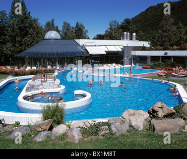 Bad Harzburg Bad Din Deutschland Europa Thermen Niedersachsen Natur reservieren Harz Person in der Outdoor-sw Stockfoto