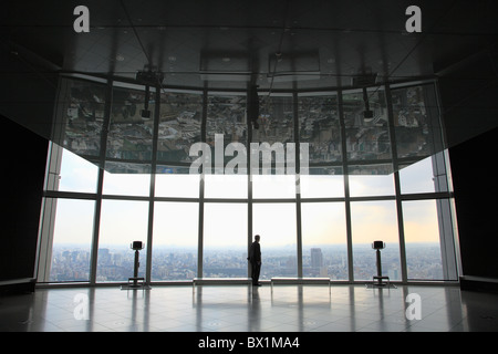 Tokyo City View Beobachtung Sicht, Mori Building, Roppongi Hills in Tokio, Asien Stockfoto