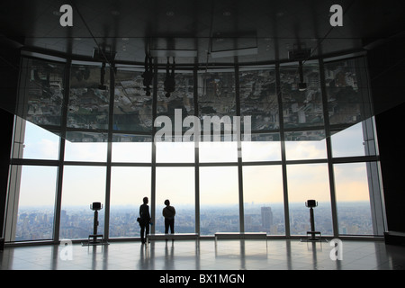 Tokyo City View Beobachtung Sicht, Mori Building, Roppongi Hills in Tokio, Asien Stockfoto