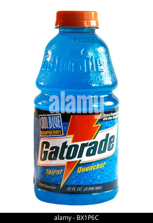 Flasche Gatorade mit dem alten Stil Label und branding, USA Stockfoto