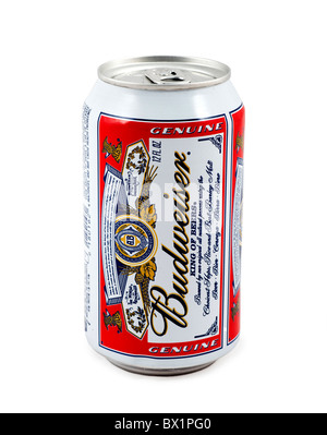 Kann der Budweiser Bier, USA Stockfoto