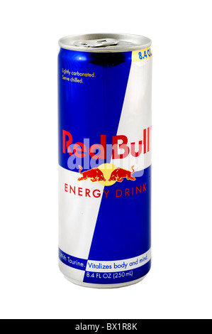 Red Bull trinken, USA Stockfoto