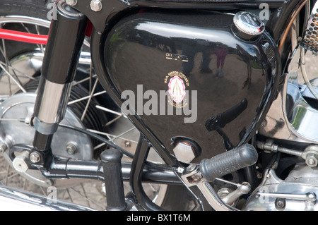 Detail der BSA Motorrad Motorrad-Rallye Stockfoto