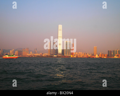 ICC International Commerce Centre, Hong Kong Stockfoto