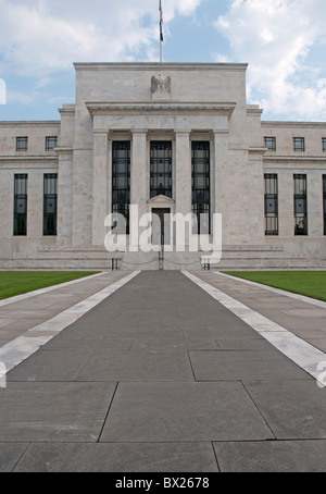Das Federal Reserve Board aufbauend auf Verfassung Avenue in Washington, DC. Stockfoto