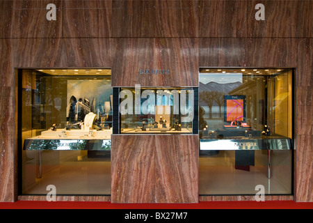 Bucherer Shop, Lugano, Schweiz Stockfoto