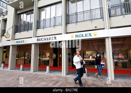 Bucherer Shop, Lugano, Schweiz Stockfoto