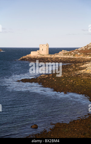 Cromwells Burg Tresco Isles of Scilly Cornwall UK Stockfoto