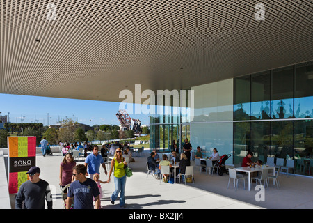 Das Sono-Cafe im Tampa Museum of Art am Ufer des Hillsborough River, Tampa, Florida, USA Stockfoto