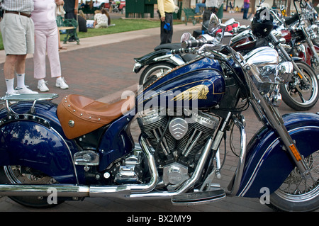 High-End angepasst Indian Motorrad Stockfoto