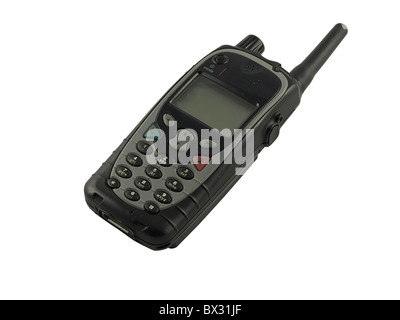 Britische Polizei-Hand-held-radio Stockfoto