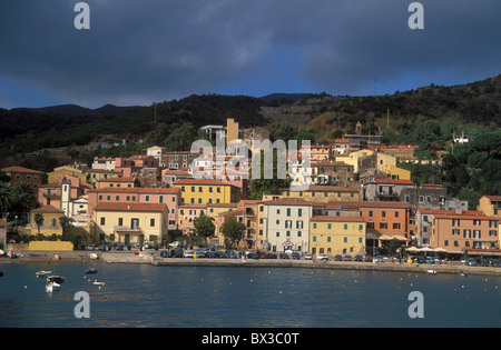 Rio Marina alte Eisen Mine Stadt Ostküste Insel Elba Italien Europa Stockfoto