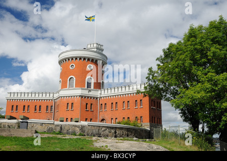 Stockholm, Schweden. Gemauertes Schloss auf Kastellholmen Insel Stockfoto