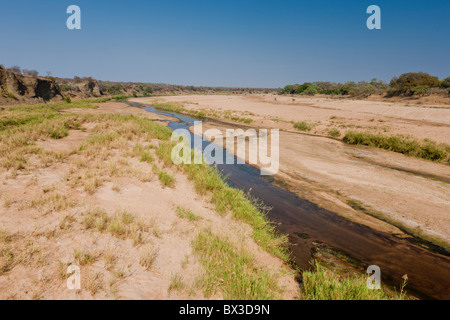 Ein Blick auf Letaba River bei Letaba Restlager. Das Foto wurde im Krüger Nationalpark, Südafrika. Stockfoto