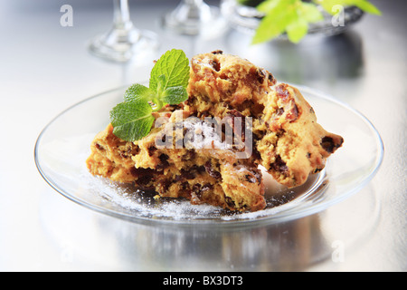 Nahaufnahme der Trockenfrüchte cookies Stockfoto