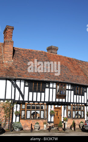 Eine elisabethanischen Ära Teil Fachwerkhaus Gebäude erbaut im 15. Jahrhundert in dem kleinen Dorf Chilham, in der Nähe von Canterbury, Kent, U Stockfoto