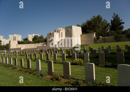 Die Gedächtniskapelle zu Ehren des New Zealand Kräfte bei der Commonwealth War Graves Cemetery in Jerusalem, Israel Stockfoto