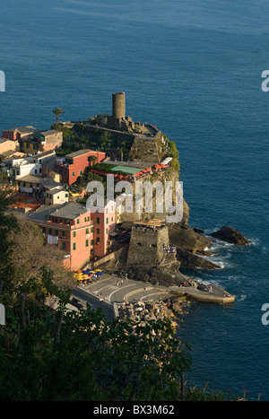 Vernazza, Cinqueterre, La Spezia, Ligurien, Italien Stockfoto